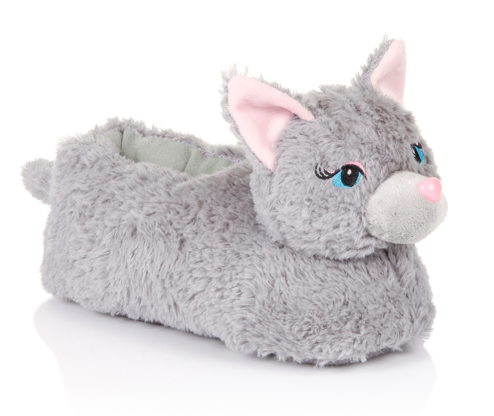 Womens Childrens Girls Novelty Character Plush Slippers Ladies Booties